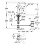 Змішувач для раковини Grohe Essence 32628001