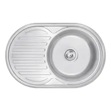 Кухонна мийка Lidz 7750 0,6 мм Satin (LIDZ775006SAT)