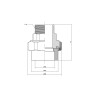 Згін "Американка" PPR Thermo Alliance 40х1" 1/4 ЗР