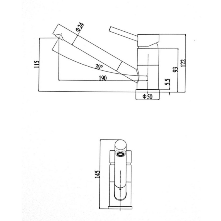 Смеситель для кухни ULA BW7008