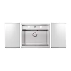 Мийка кухонна Apell Regola Polish RE601IKITW + змішувач Telescopic APF1260CR