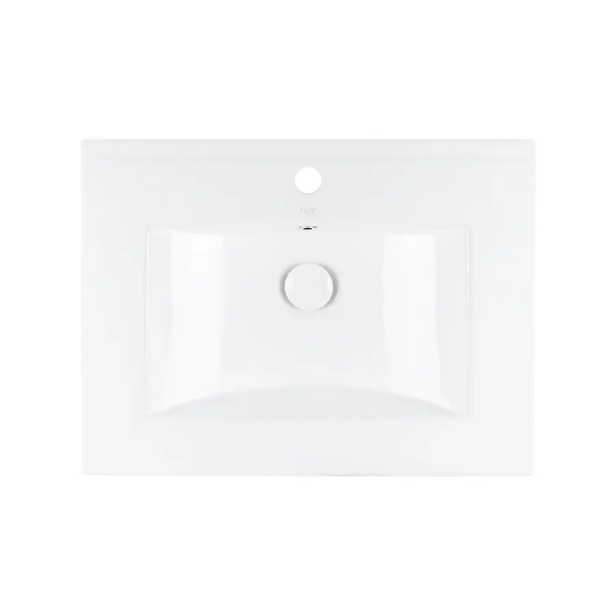 Раковина Qtap Albatross 600х460х180 White з донним клапаном QT01113060CW