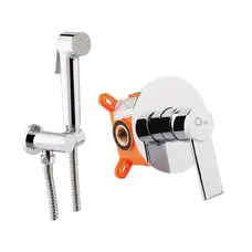 Набір для гігієнічного душу зі змішувачем Qtap Form CRM 001AB Набір для гігієнічного душу зі змішувачем Qtap Form CRM 001AB