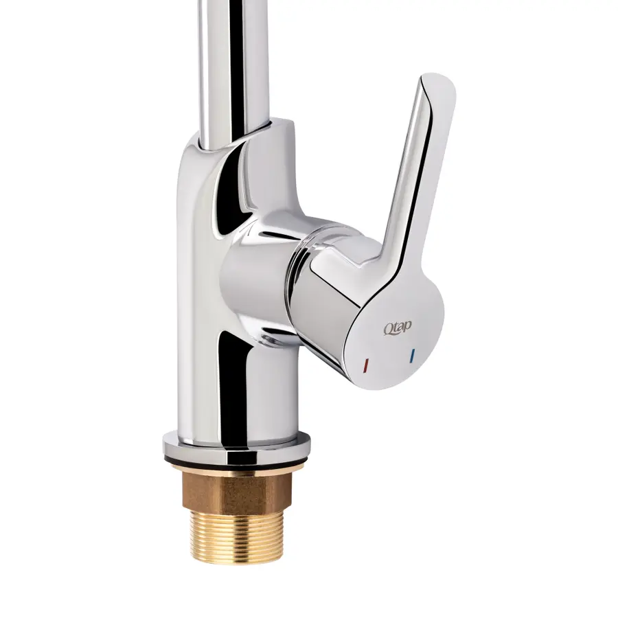 Змішувач для кухні Qtap Grand CRM 007F хром