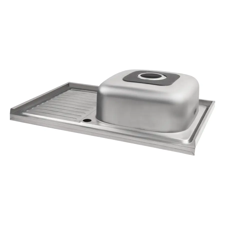 Кухонная мойка Lidz 5080-R 0,8 мм Polish (LIDZ5080RPOL06)