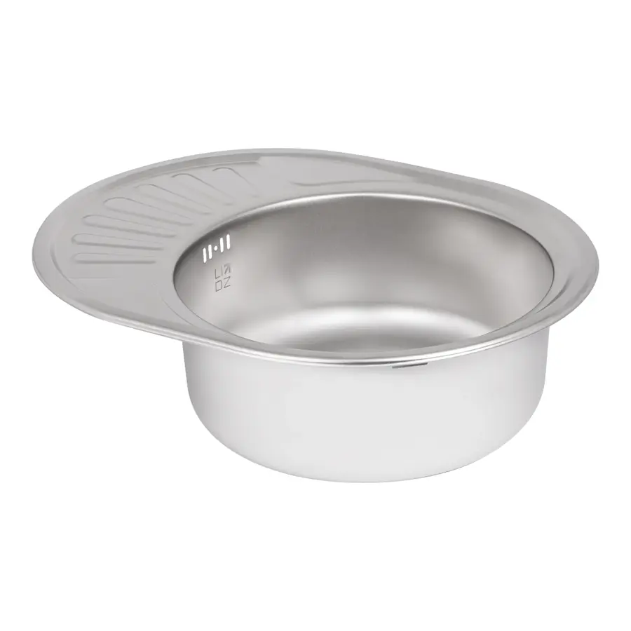 Кухонная мойка Lidz 5745 0,8 мм Satin (LIDZ5745SAT08)