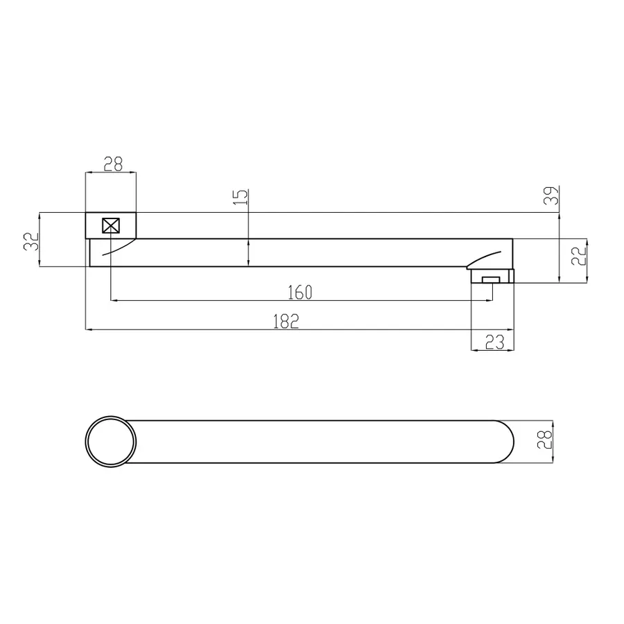 Вылил для кухни Lidz (CRM) 54 01 150 00