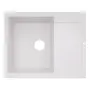 Кухонна гранітна мийка Lidz 625x500/200 WHI-01 (LIDZWHI01625500200)