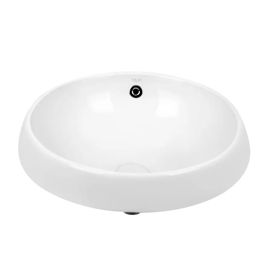 Раковина Qtap Jay 475х475х200 White з донним клапаном QT0711K305W