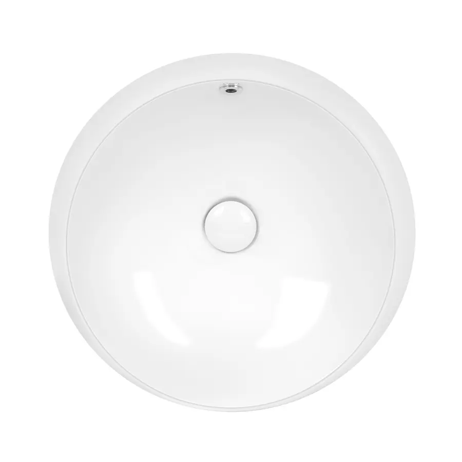 Раковина Qtap Jay 475х475х200 White з донним клапаном QT0711K305W