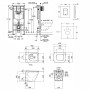 Набір інсталяція 5 в 1 Grohe Rapid SL 38827000 + унітаз з сидінням Qtap Tern QT1733052ERW