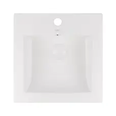 Раковина Qtap Stork 420x420x170 White з донним клапаном QT15116037W