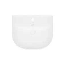 Раковина подвесная моноблок Qtap Leo 540х450х430 White с донным клапаном QT111101GW