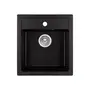Кухонна гранітна мийка Qtap CS 5046 Black (QT5046BLA404)