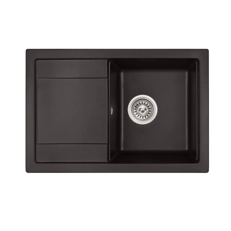 Кухонна гранітна мийка Qtap CS 7449 Coffee (QT7449COF551)