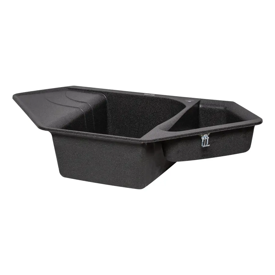 Кухонна гранітна мийка з додатковою чашею Lidz 1000x500/225 GRF-13 (LIDZGRF131000500225)