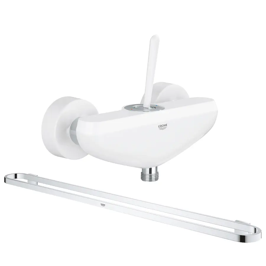 Набір Grohe змушувач для душу Eurodisc Joy 23430LS0 + тримач для ручників Selection 41058000