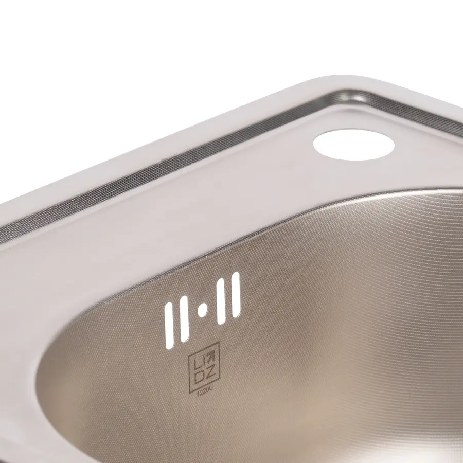 Кухонна мийка Lidz 3838 0,6 мм Micro Decor (LIDZ3838MDEC06)