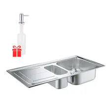 Мийка кухонна Grohe K300 31564SD0 + дозатор для миючого засобу Contemporary 40536000