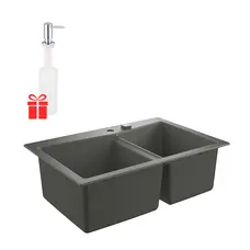 Кухонна гранітна мийка Grohe K700 31657AT0 + дозатор для миючого засобу Contemporary 40536000
