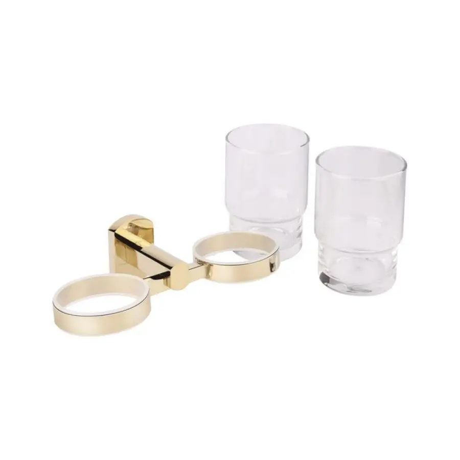 Склянка подвійна Qtap Liberty ORO 1155