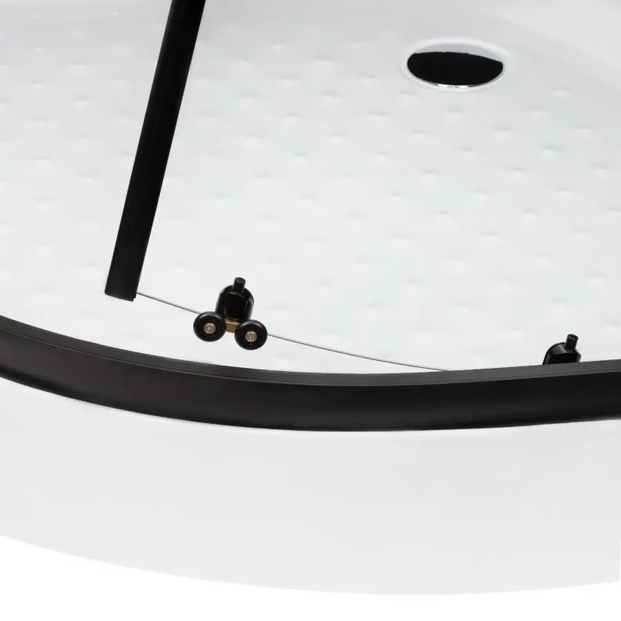 Душовий бокс Lidz Majatek SB90x90.BLA.LOW.TR, скло прозоре 5 мм