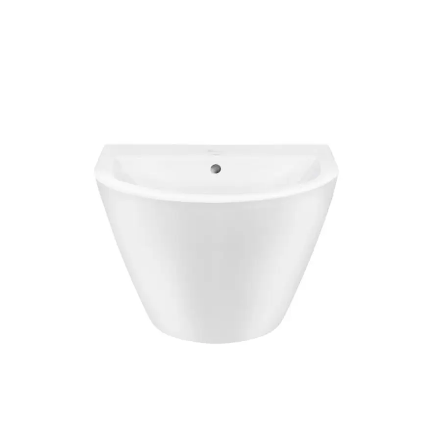 Раковина підвісна моноблок Qtap Swan 521х435х385 White з донним клапаном QT1611005GW