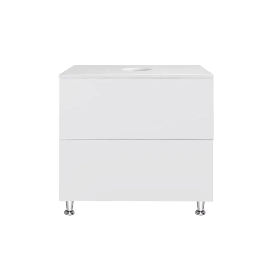 Тумба підлогова Qtap Tern 700х616х469 White зі стільницею QT1780TNL701W