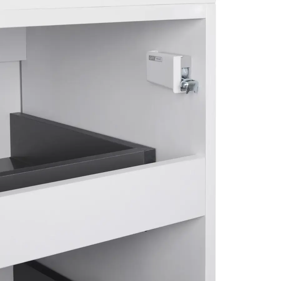 Тумба підлогова Qtap Tern 700х616х469 White зі стільницею QT1780TNL701W