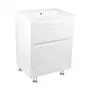 Комплект Qtap Scorpio 605х825х460 White тумба підлогова + раковина урізна QT1471TNВ6013060CW