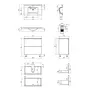 Комплект Qtap Tern 800х725х437 White тумба підлогова + раковина урізна QT1771TNL8013080CW