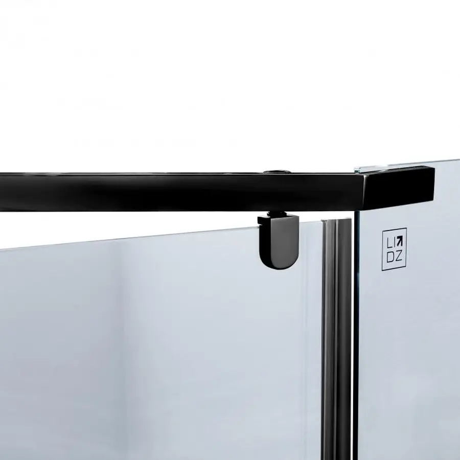 Душова кабіна Lidz Dozorca SC90x90.BLA.LOW.TR, скло прозоре 6 мм