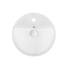 Раковина-чаша Qtap Swan 420х420х145 White з донним клапаном QT1611A051TW