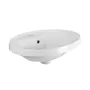 Раковина Qtap Stork 546х406х180 White з донним клапаном QT1511L737W