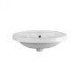 Раковина Qtap Stork 546х406х180 White з донним клапаном QT1511L737W