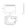 Дзеркало Qtap Mideya Modern 500х700 з LED-підсвічуванням, Reverse QT207814145070W