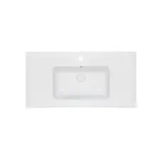 Раковина Qtap Albatross E49 1000х490х200 White з донним клапаном QT01119100E49W Раковина Qtap Albatross E49 1000х490х200 White з донним клапаном QT01119100E49W