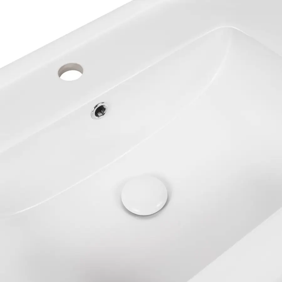 Раковина Qtap Albatross E49 1000х490х200 White з донним клапаном QT01119100E49W