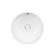 Раковина-чаша Qtap Amazon 430х430х160 White з донним клапаном QT02117043NW