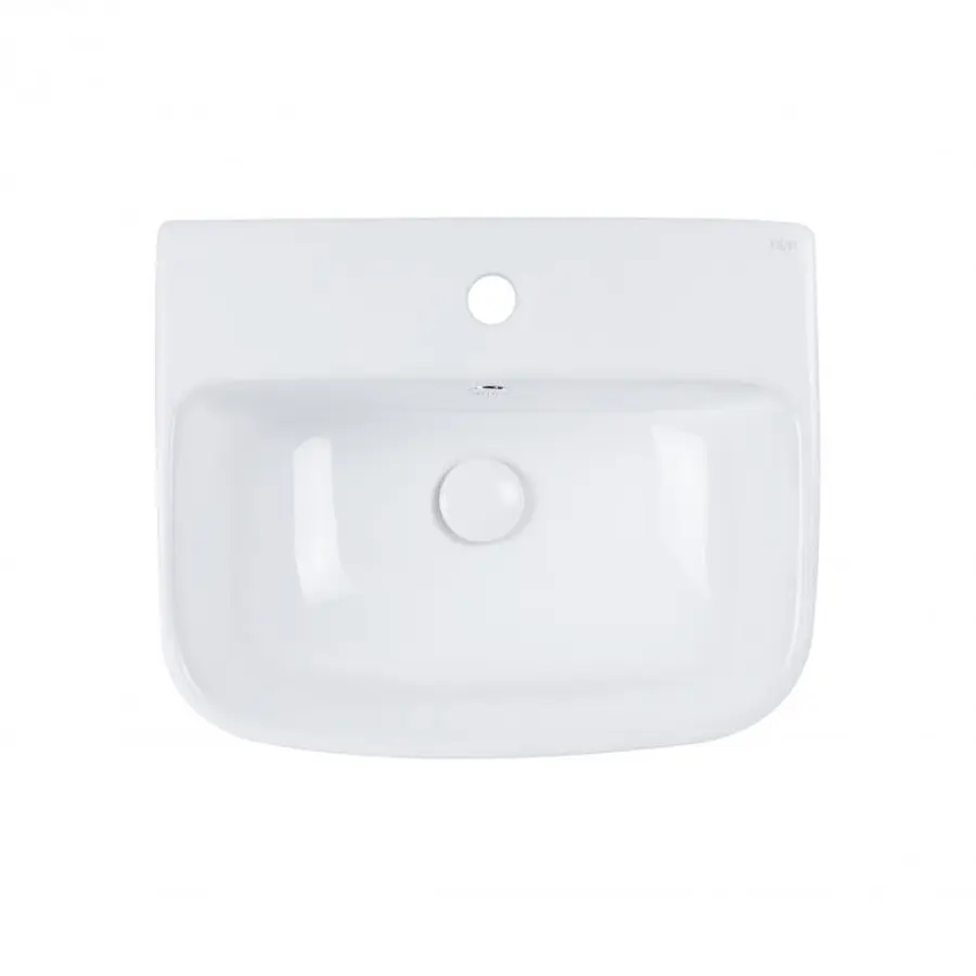 Раковина підвісна моноблок Qtap Crow 500х400х385 White з донним клапаном QT0511G815W