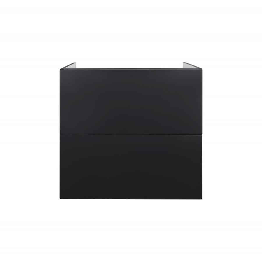 Тумба підвісна Qtap Tern 600х580х437 Matt black QT1774TPL602MB