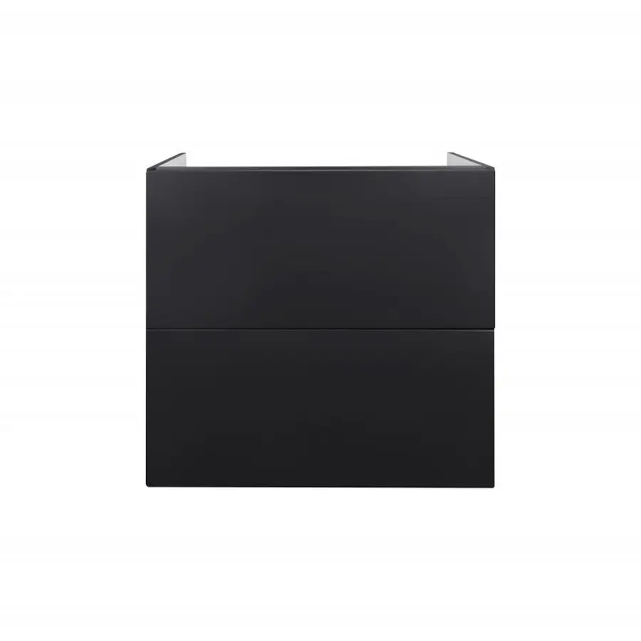 Тумба підвісна Qtap Tern 600х580х437 Matt black QT1774TPL602MB