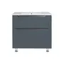 Комплект Qtap Scorpio 810х825х460 Graphite тумба підлогова + раковина урізна QT1471TNВ8023080CG