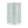 Набір Lidz душова кабіна Latwa SC80x80.SAT.LOW.FR, скло Frost 4 мм + піддон Kupala