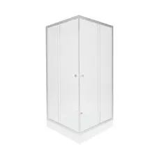 Набір Qtap душова кабіна Presto New CRM1088SC5 Clear 2020х800х800 мм + піддон Tern 308812C 80x80x12 см з сифоном