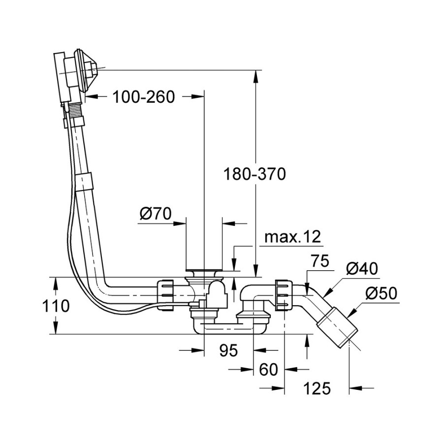 Сифон для ванны Grohe Talento 28939000