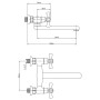 Смеситель для кухни GF (CRM) S-22-361