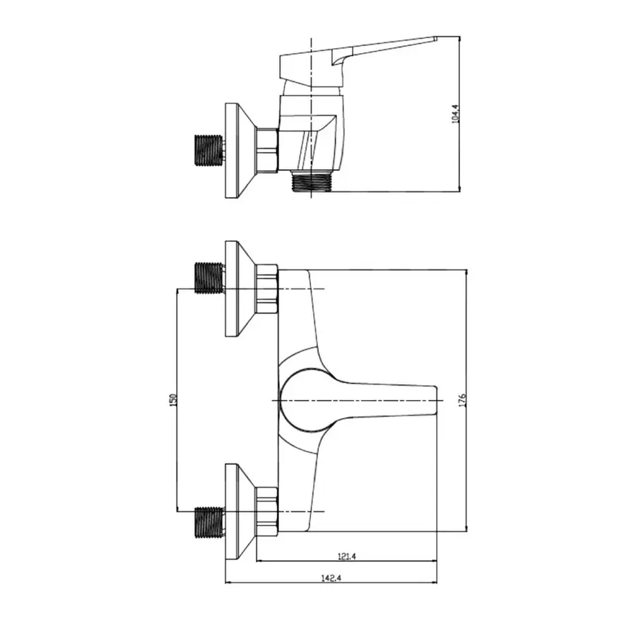 Смеситель для душа Bianchi Bonny ESDBON2005SKCRM