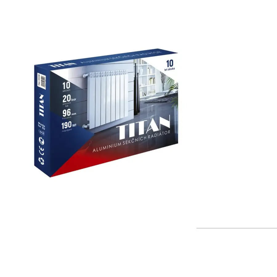 Радиатор алюминиевый Titan 500/96