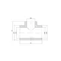 Тройник PPR Thermo Alliance 32х25х32